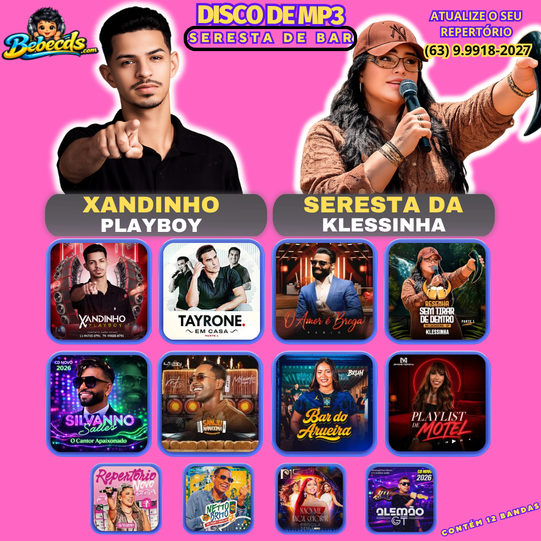 DISCO DE MP3 - SERESTA DE BAR 2026